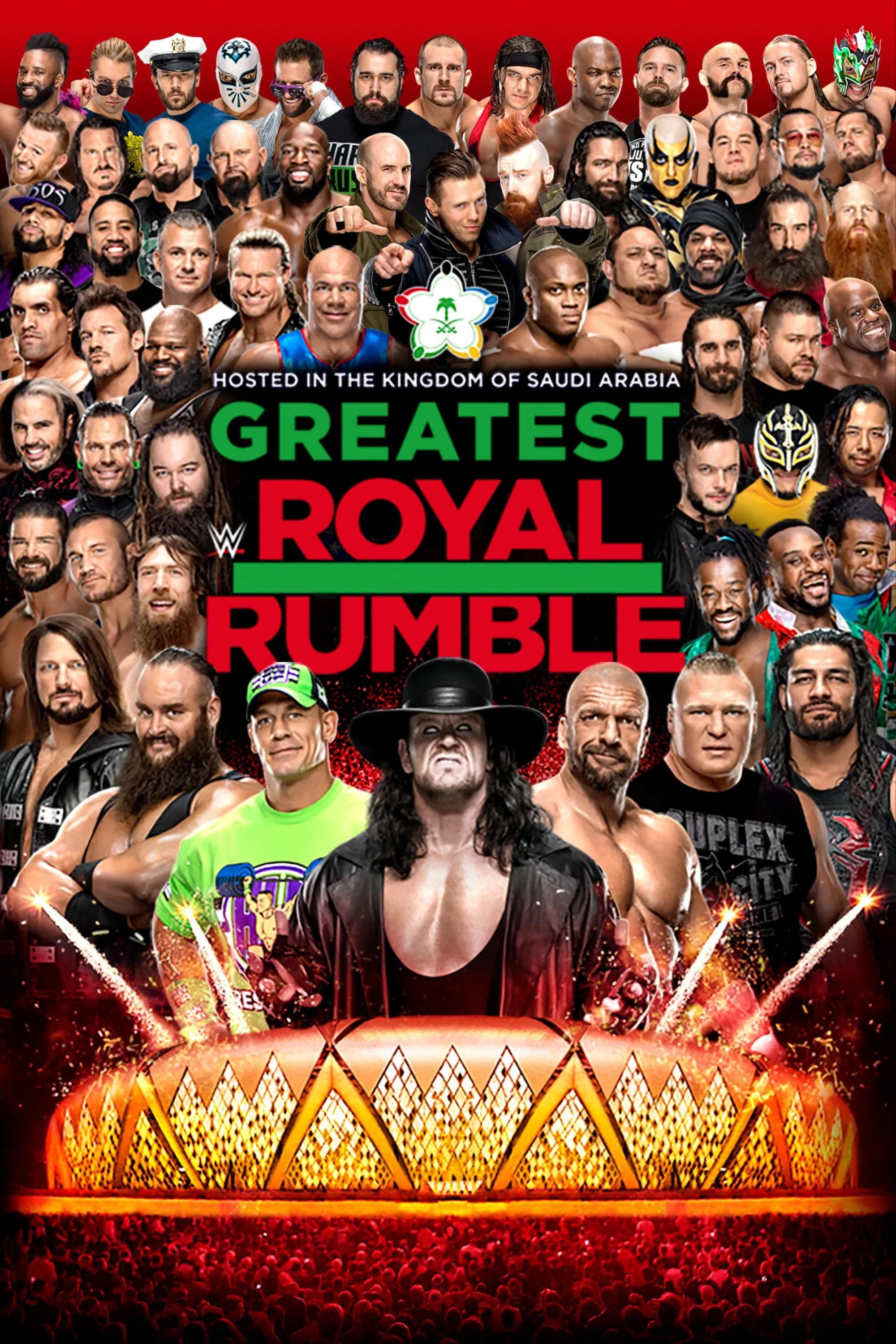 WWE Greatest Royal Rumble 2018 poster