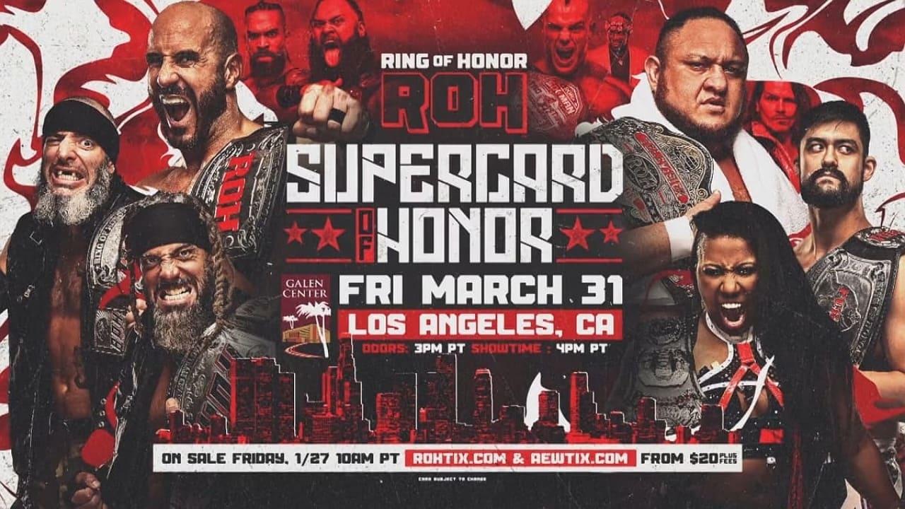 ROH: Supercard of Honor backdrop