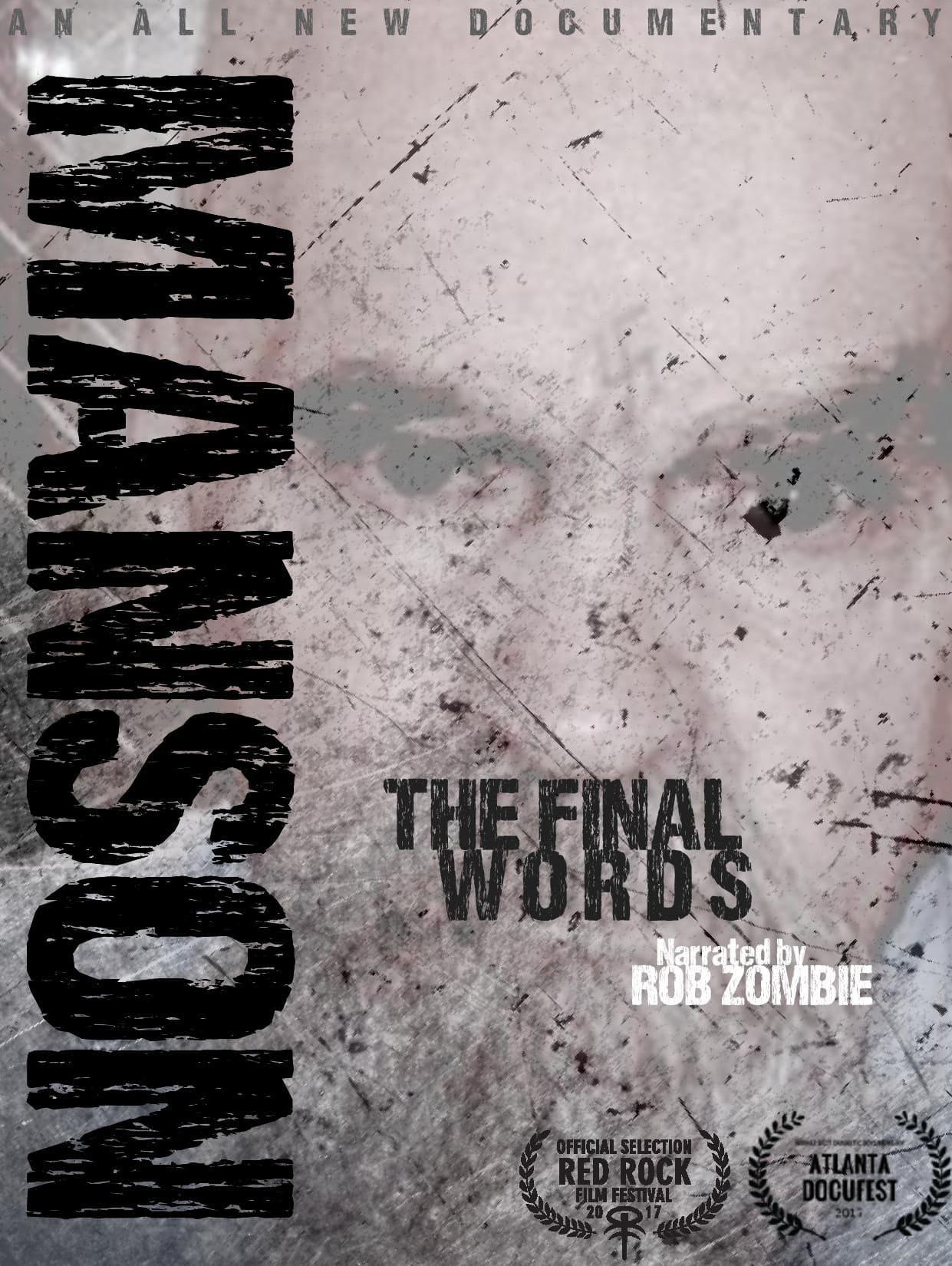Charles Manson: The Final Words poster