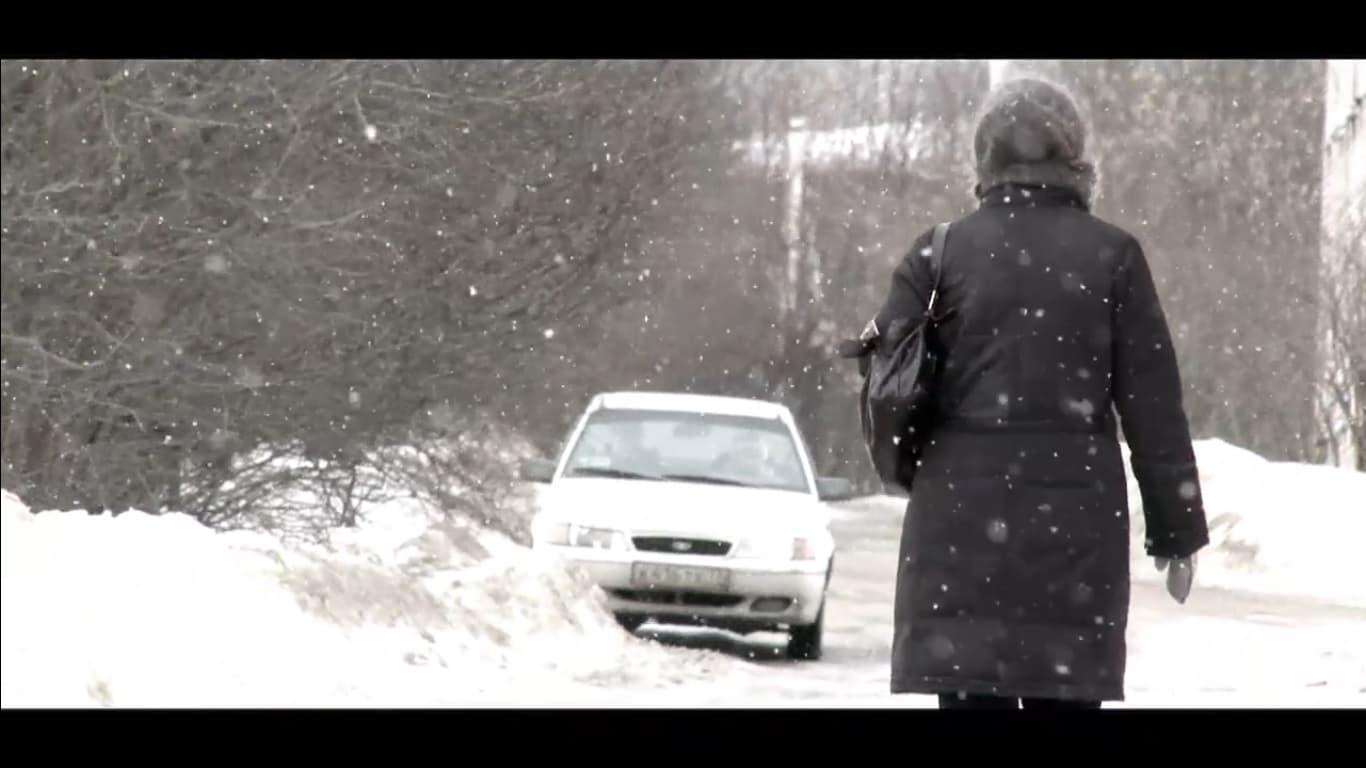 Snow backdrop