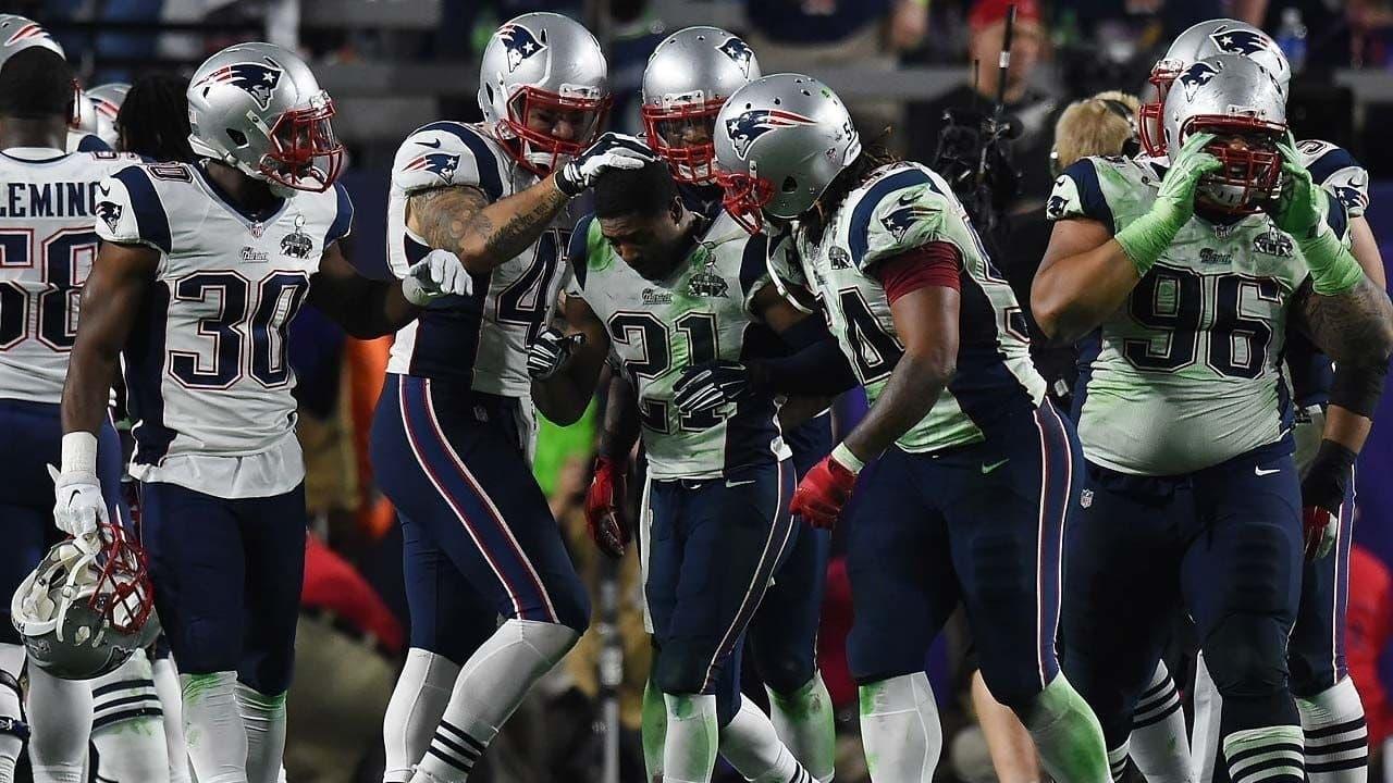 Super Bowl XLIX Champions: New England Patriots backdrop
