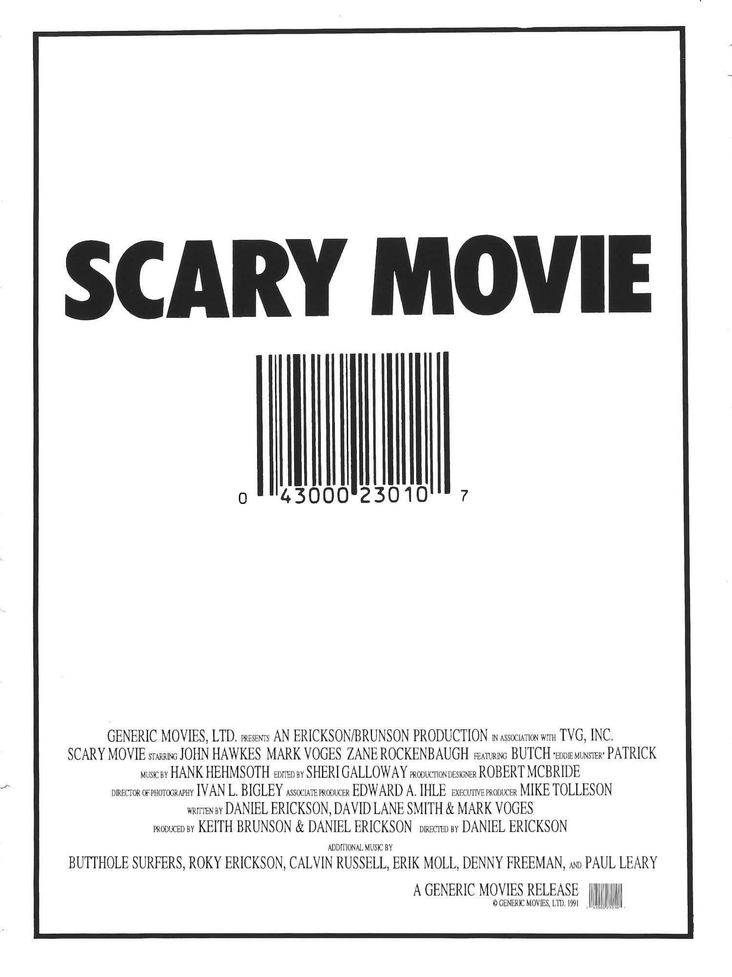 Scary Movie poster