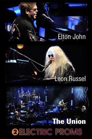 Elton John & Leon Russell: BBC Electric Proms 2010 poster