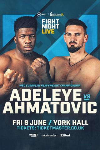 David Adeleye vs. Emir Ahmatovic poster