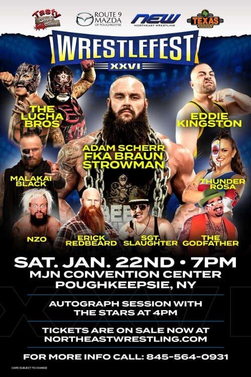 Northeast Wrestling WRESTLEFEST 26 poster