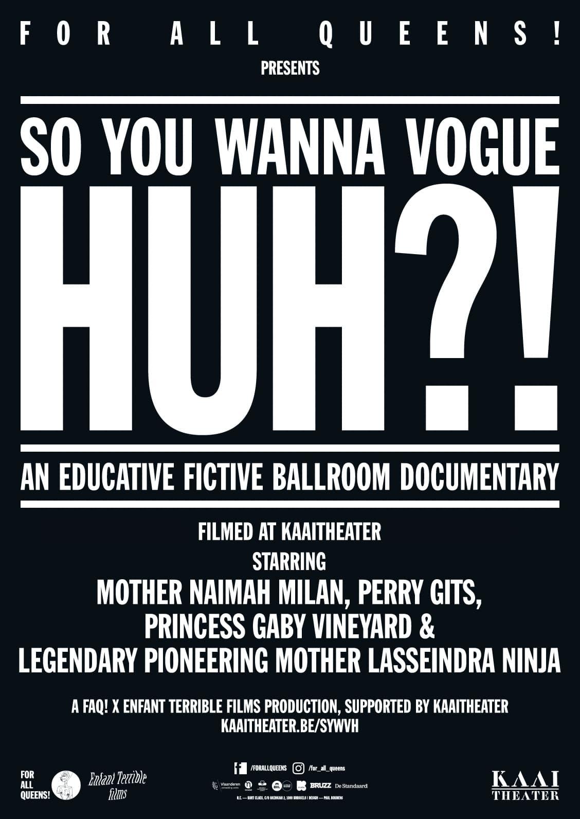 So You Wanna Vogue Huh?! poster