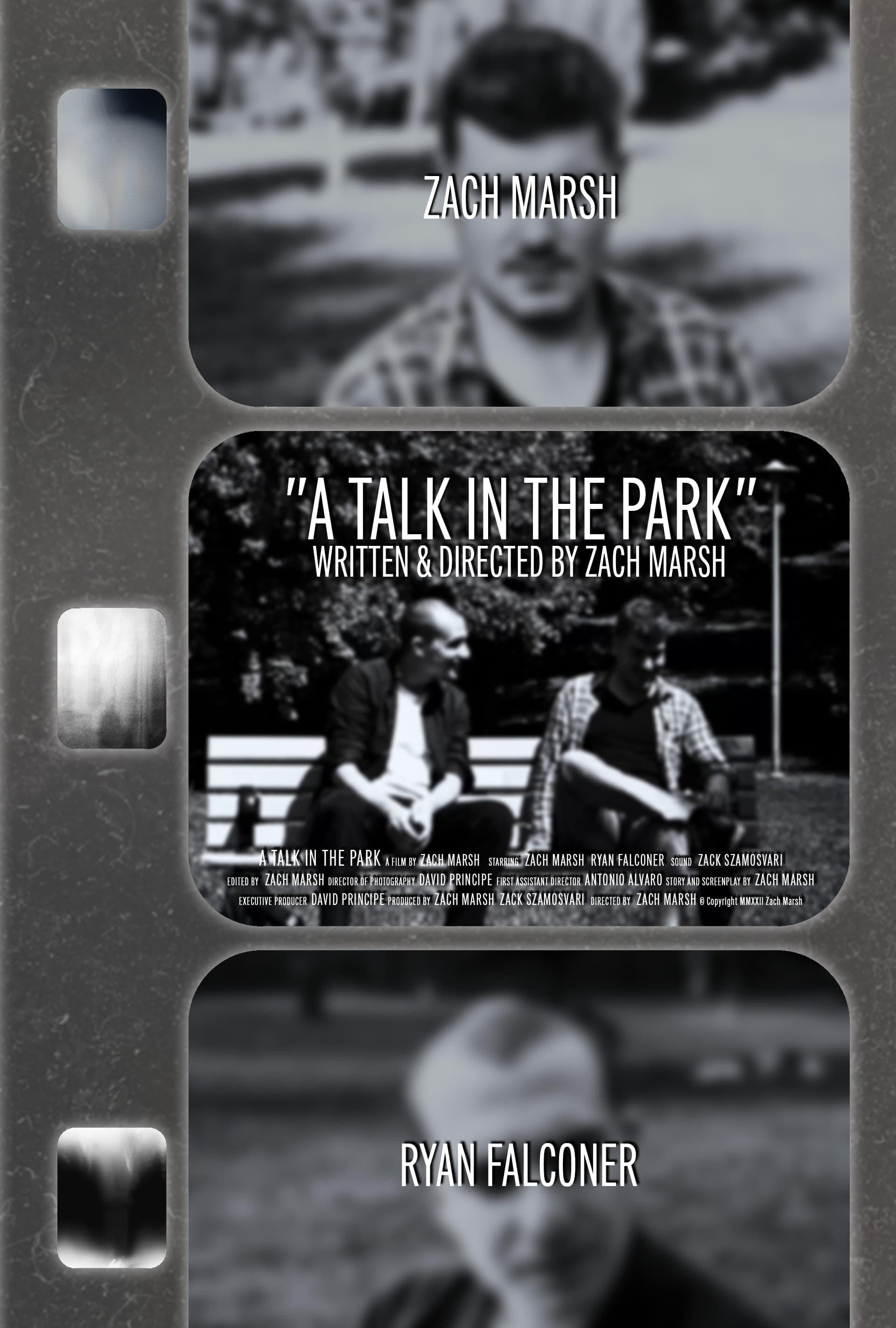 A Talk in the Park poster