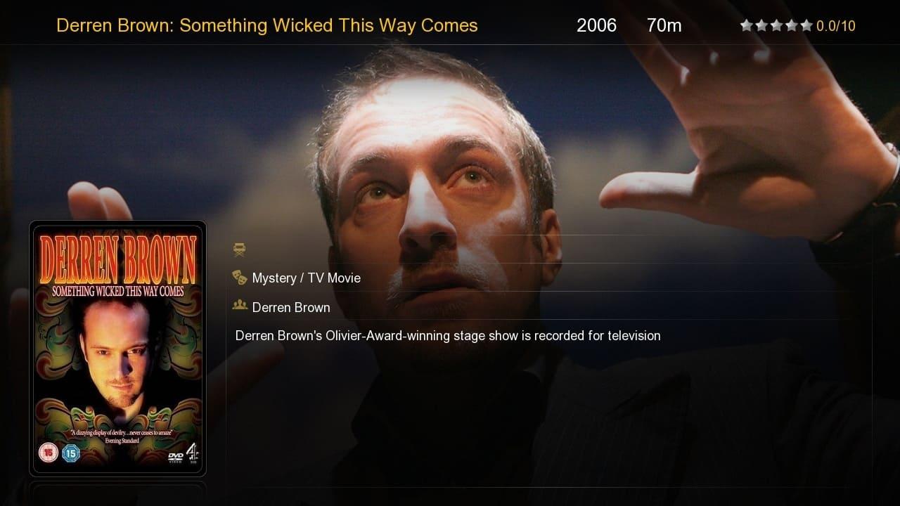 Derren Brown: Something Wicked This Way Comes backdrop