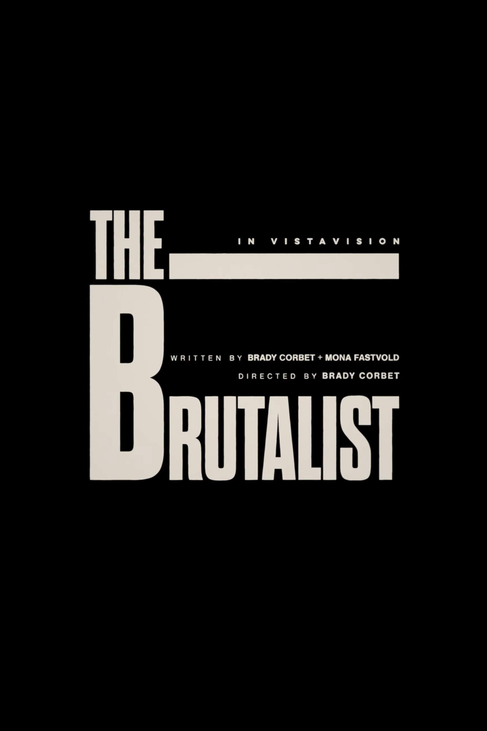 The Brutalist poster