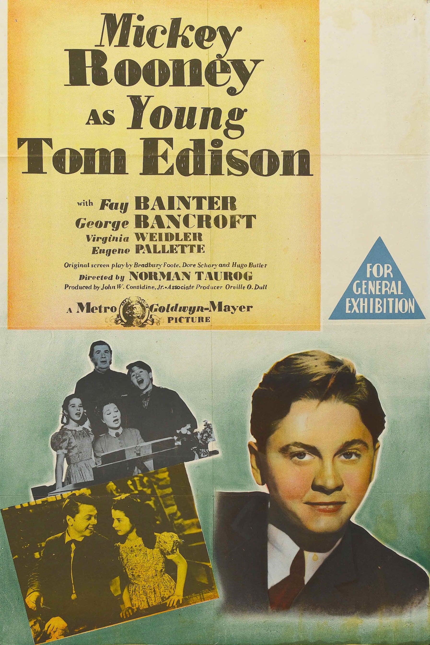 Young Tom Edison poster