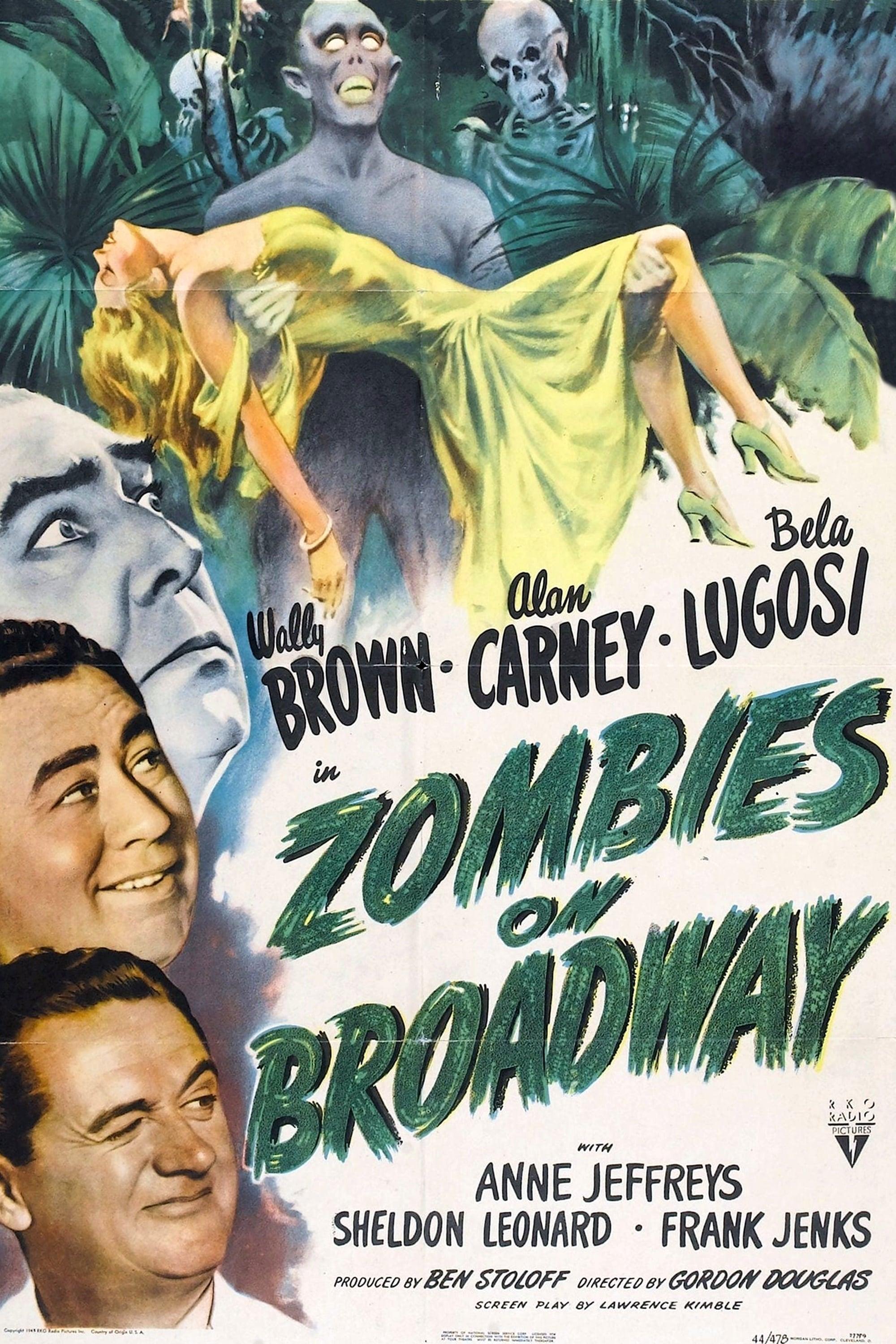 Zombies on Broadway poster