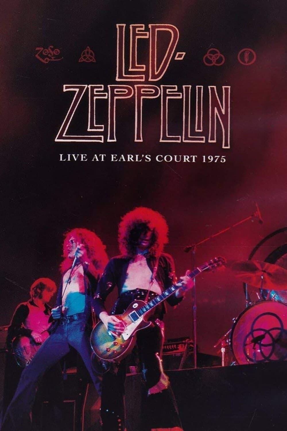 Led Zeppelin - Live At Earl's Court 1975 poster