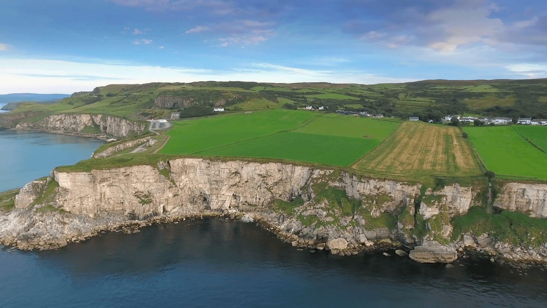 Aerial Ireland backdrop