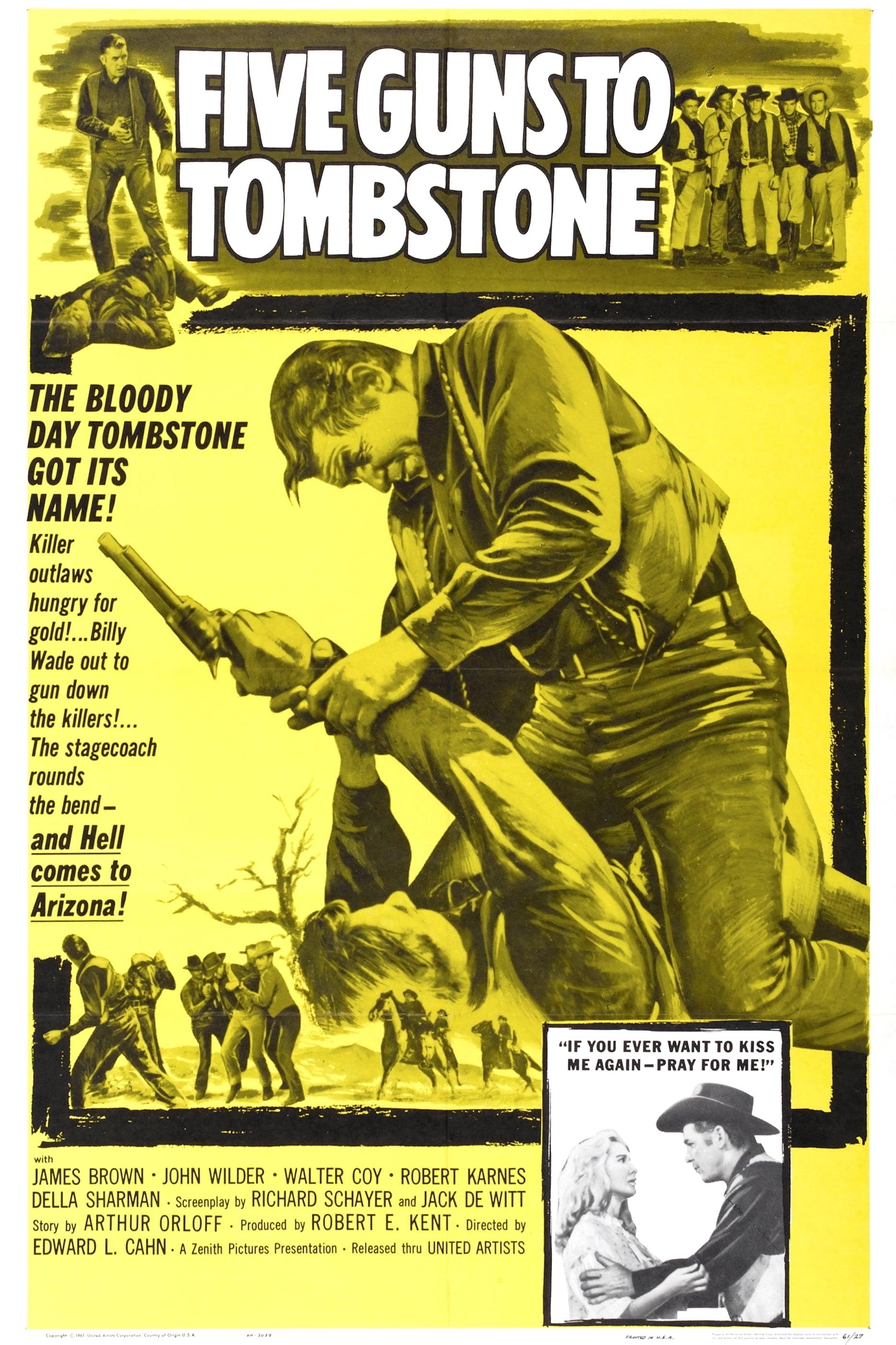 Five Guns to Tombstone poster