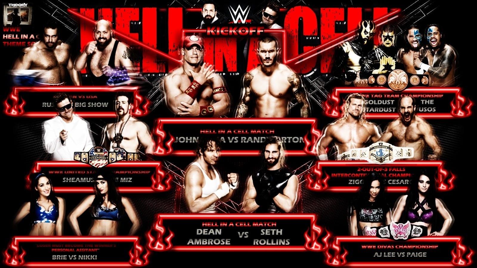 WWE Hell In A Cell 2014 backdrop