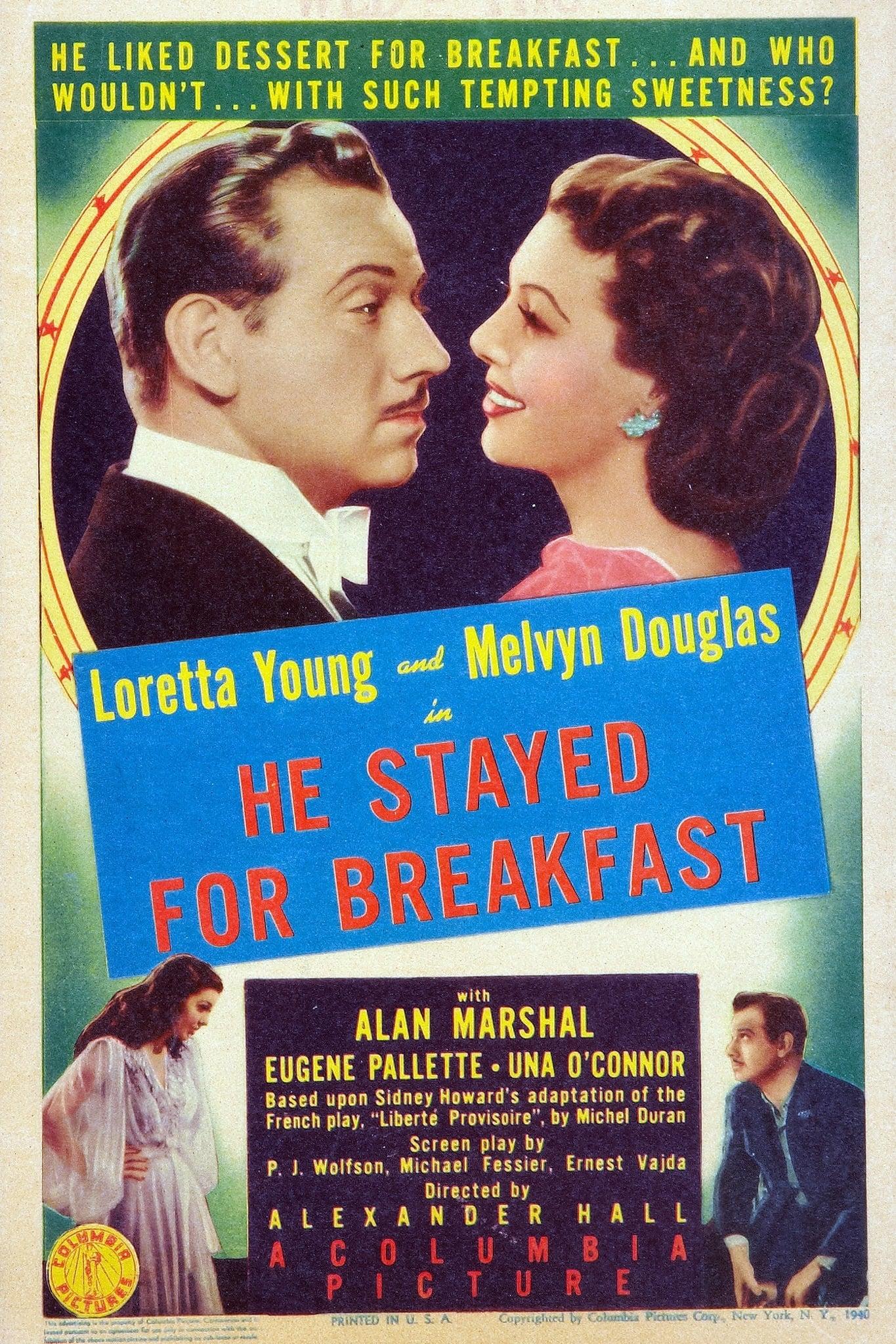 He Stayed for Breakfast poster
