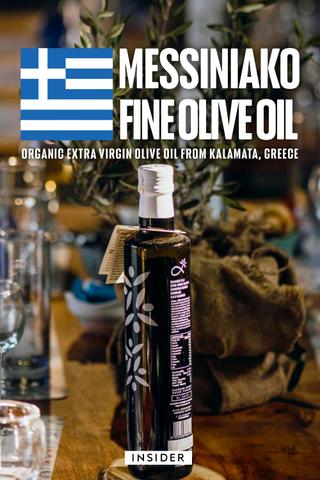 Messiniako Organic Extra-Virgin Olive Oil from Kalamata, Greece (Food Insider) poster