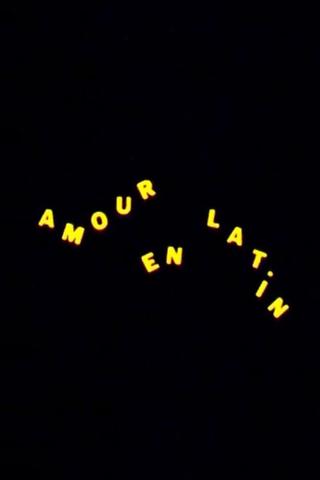 Amour en latin poster