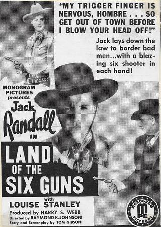 Land of the Six Guns poster