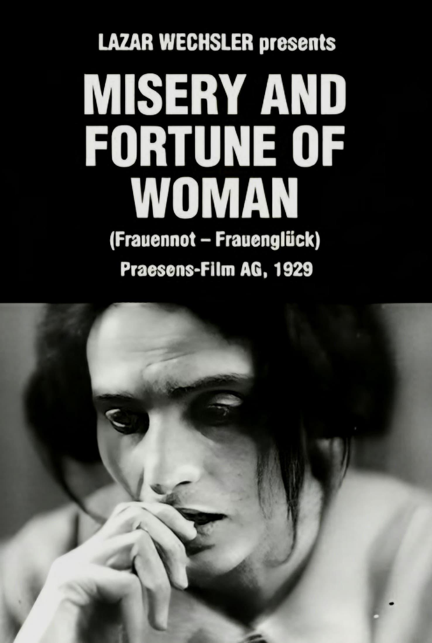 Misery and Fortune of Woman poster