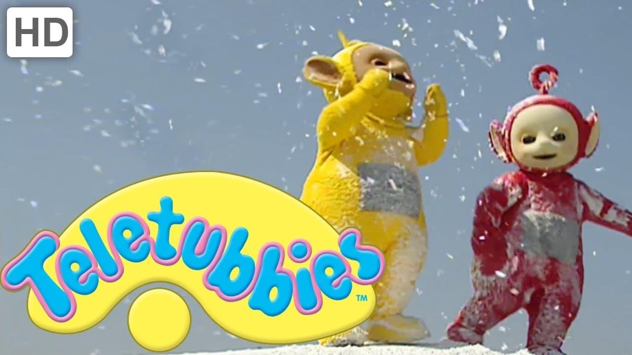 Teletubbies and the Snow backdrop