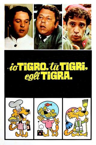 Io tigro, tu tigri, egli tigra poster