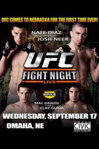 UFC Fight Night 15: Diaz vs. Neer poster