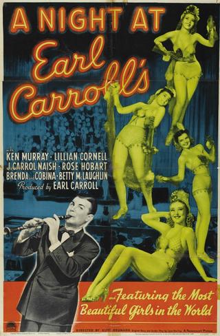 A Night at Earl Carroll's poster