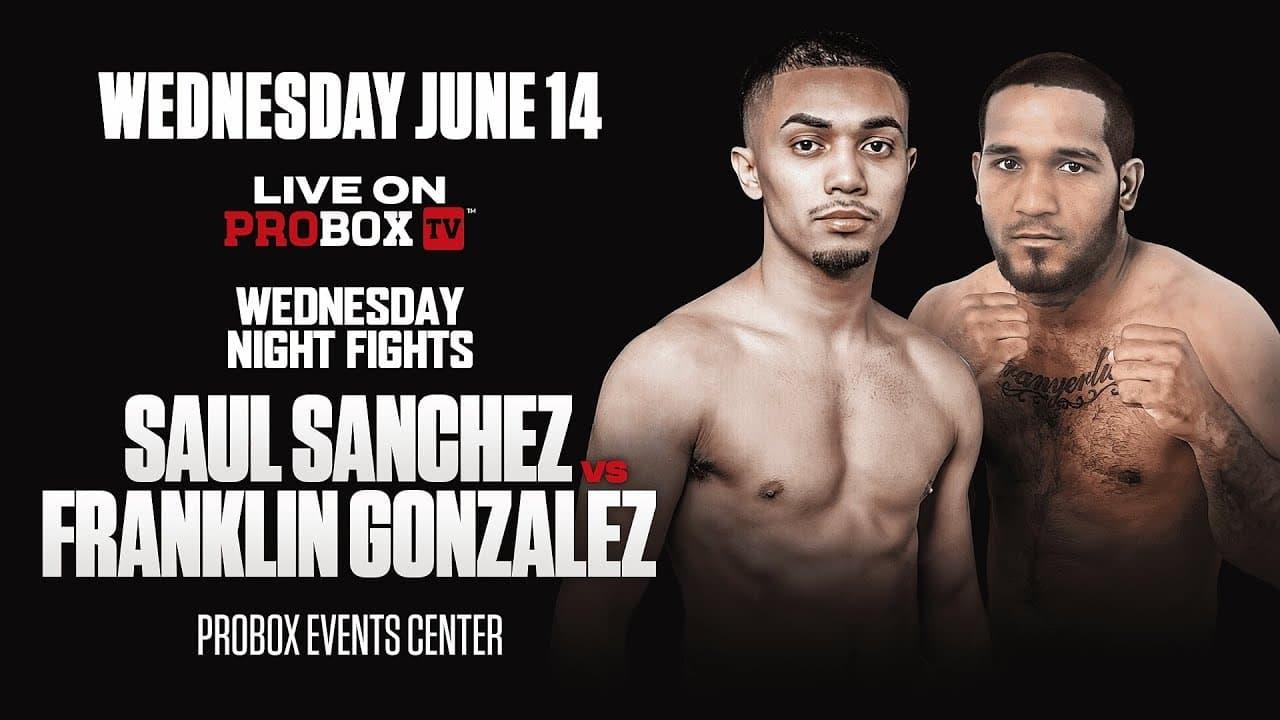 Saul Sanchez vs. Franklin Gonzalez backdrop