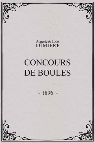Boules Game poster