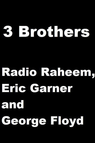 3 Brothers - Radio Raheem, Eric Garner and George Floyd poster