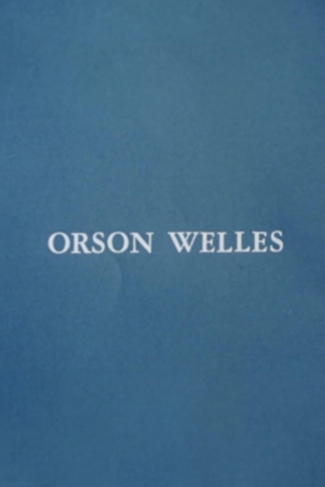 Portrait: Orson Welles poster