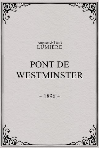 Pont de Westminster poster