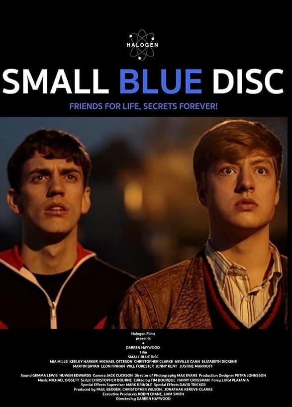 Small Blue Disc poster
