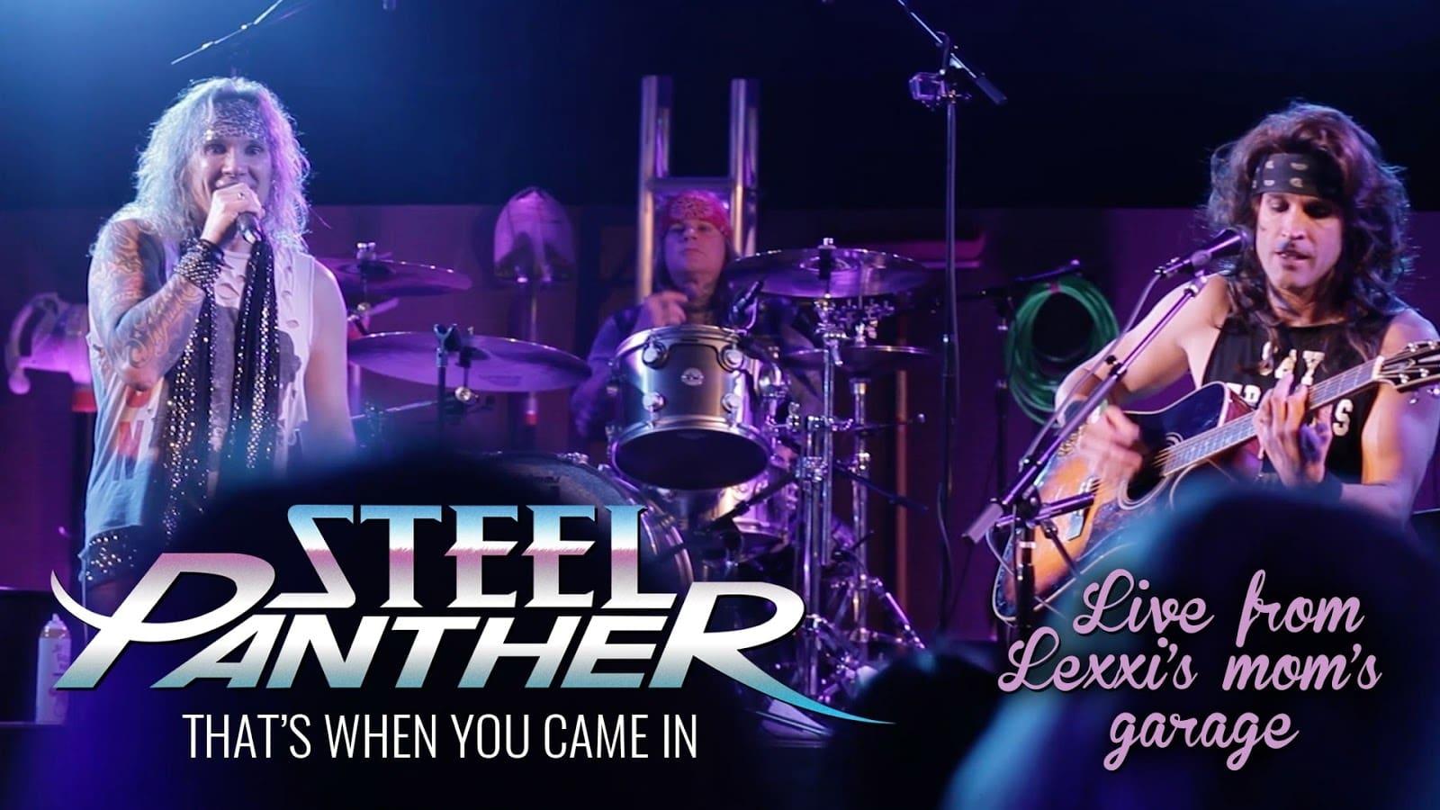 Steel Panther Live from Lexxi's Mom's Garage backdrop