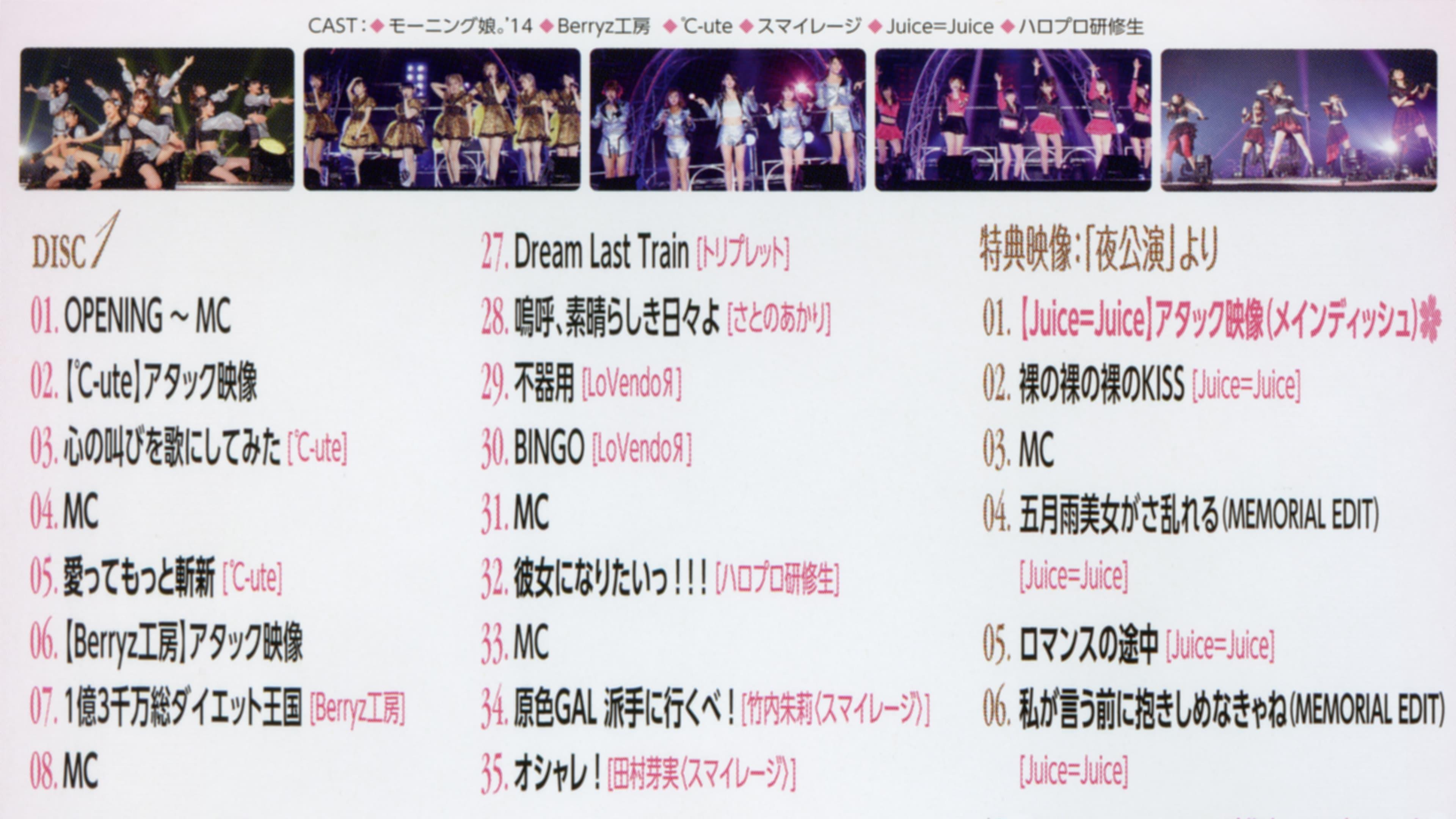 Hello! Project 2014 Hina Fes ~Full Course~ Main Dish wa Morning Musume.'14 Desu. backdrop