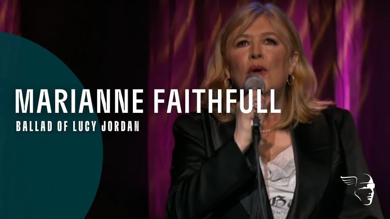 Marianne Faithfull - Live in Hollywood backdrop