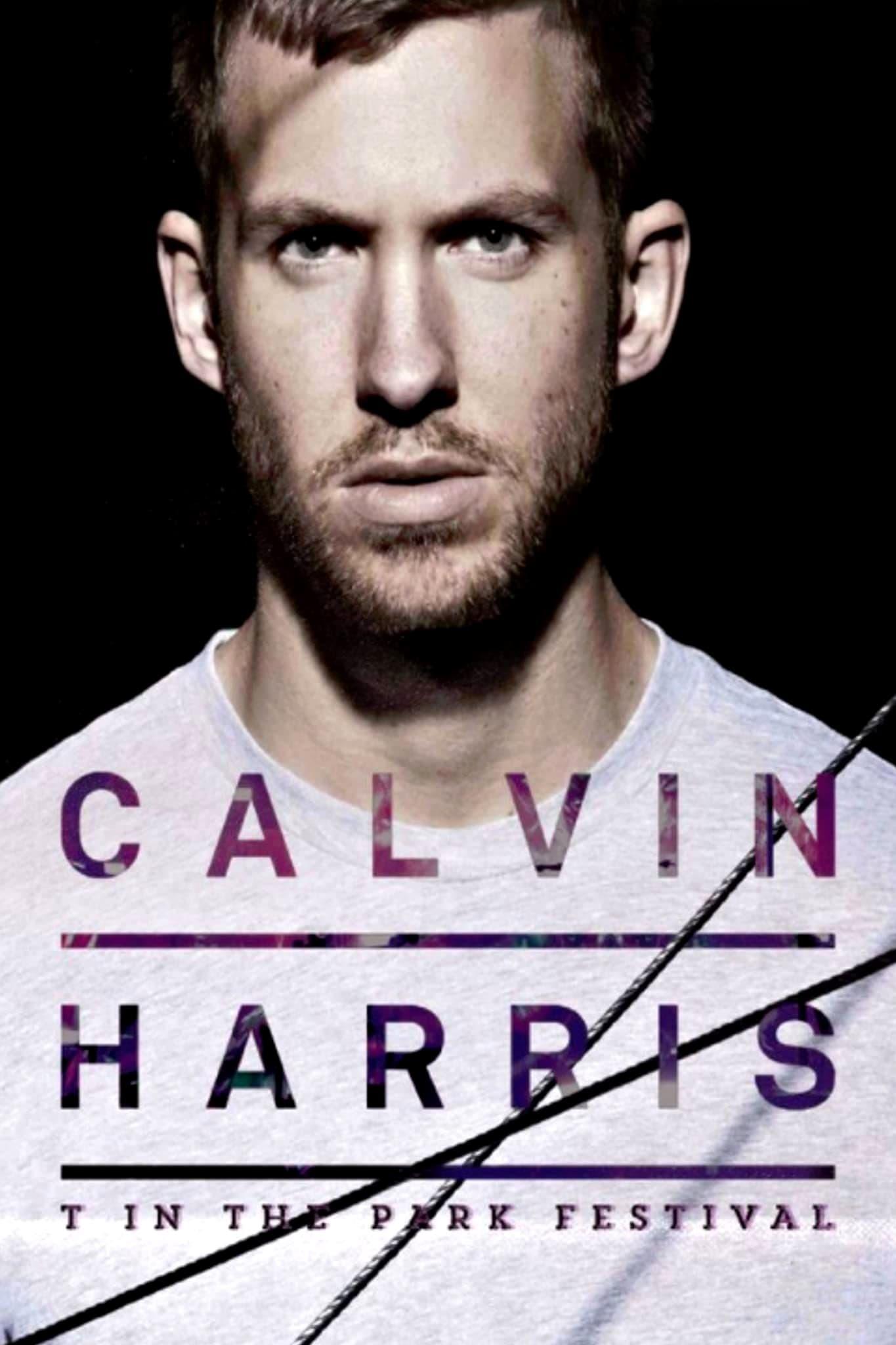 Calvin Harris: T In The Park Festival poster
