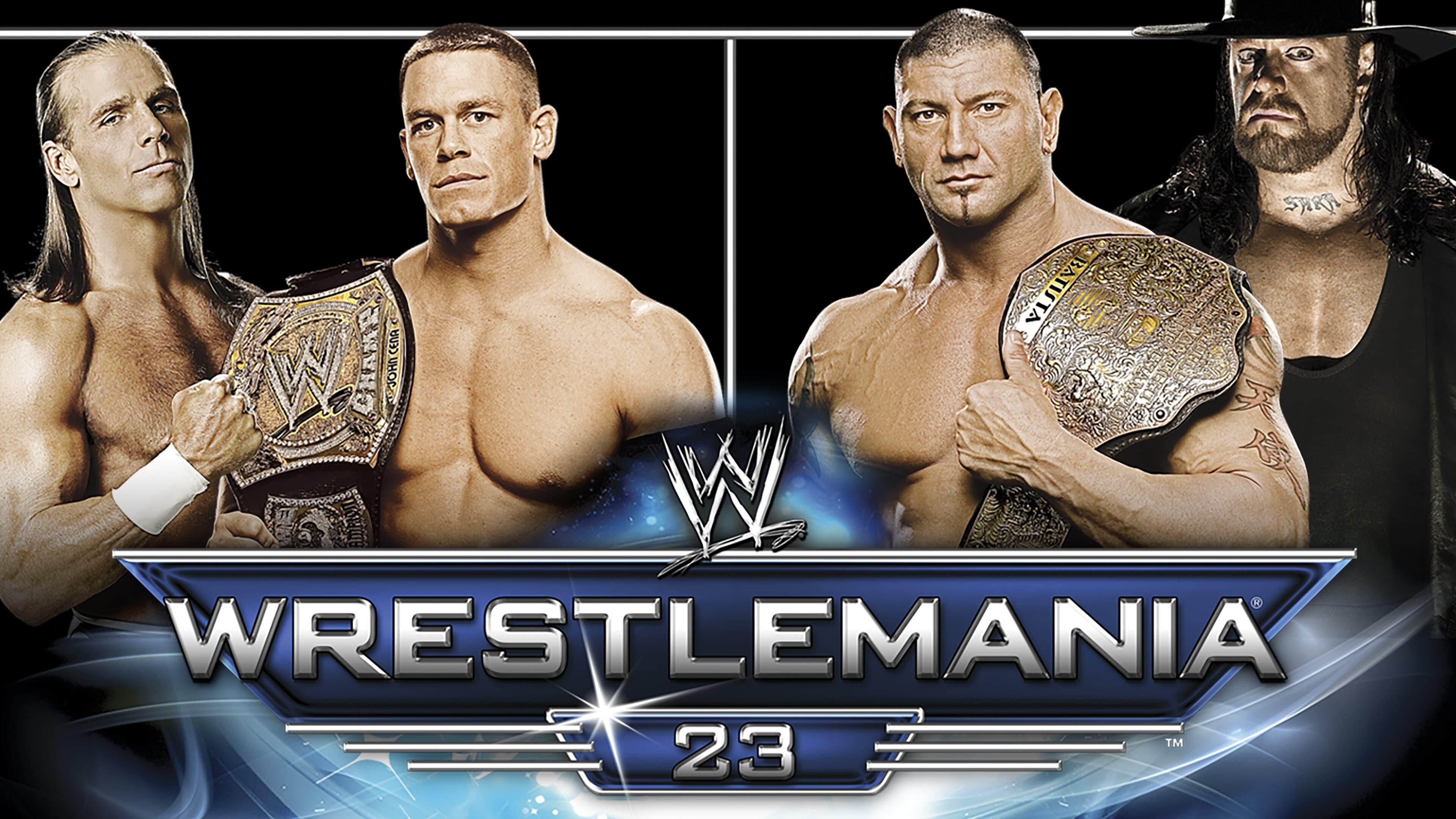 WWE WrestleMania 23 backdrop