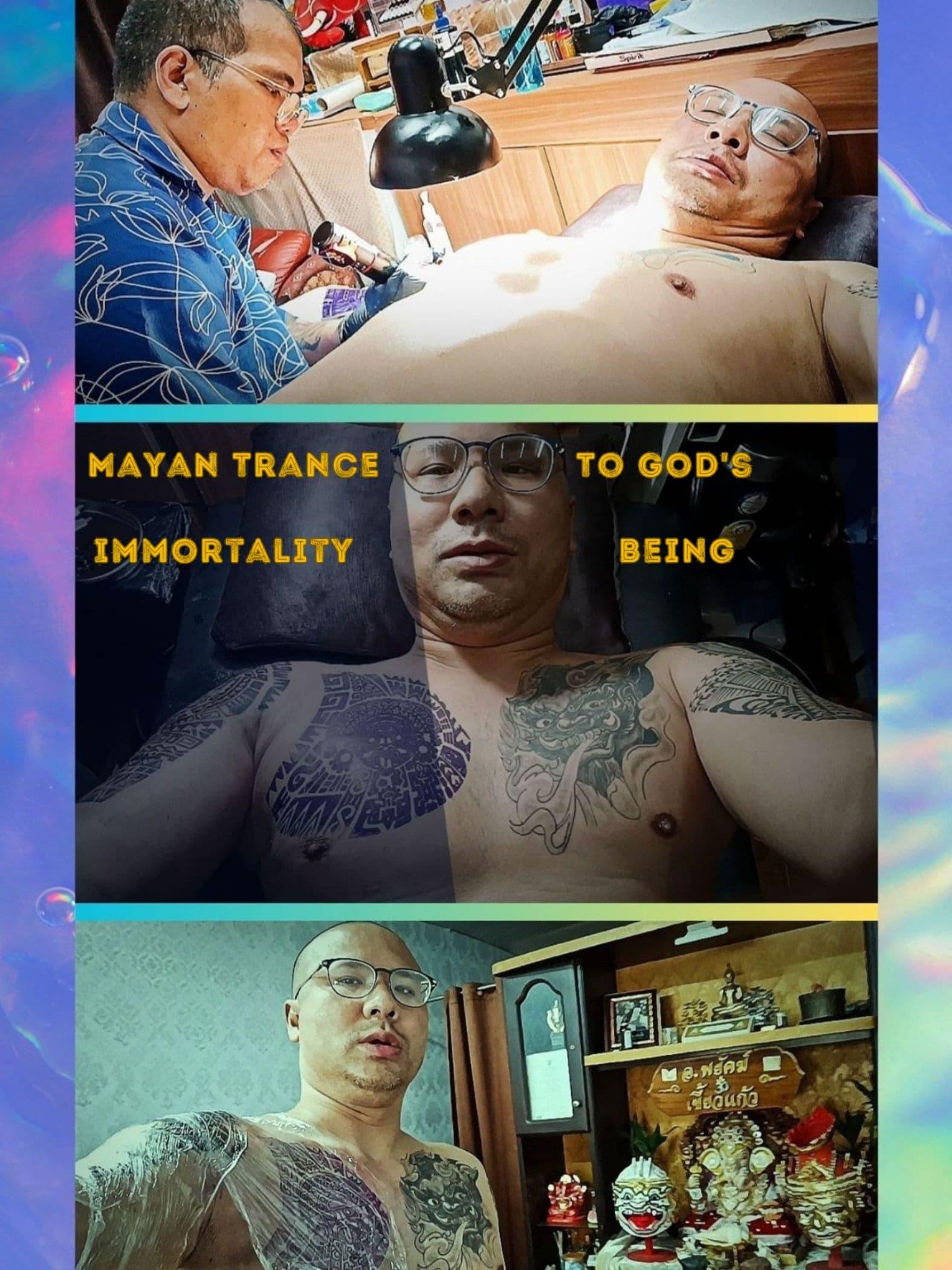 Mayan Trance to God's Immortality Being poster