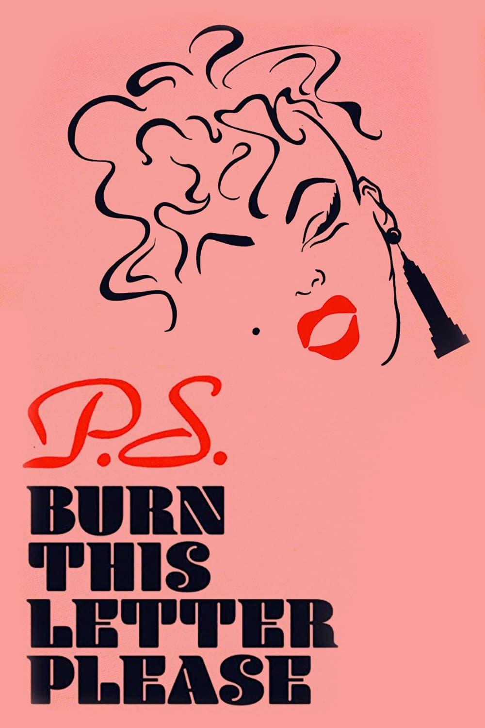 P.S. Burn This Letter Please poster