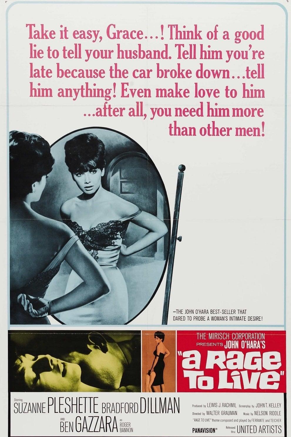 A Rage to Live poster