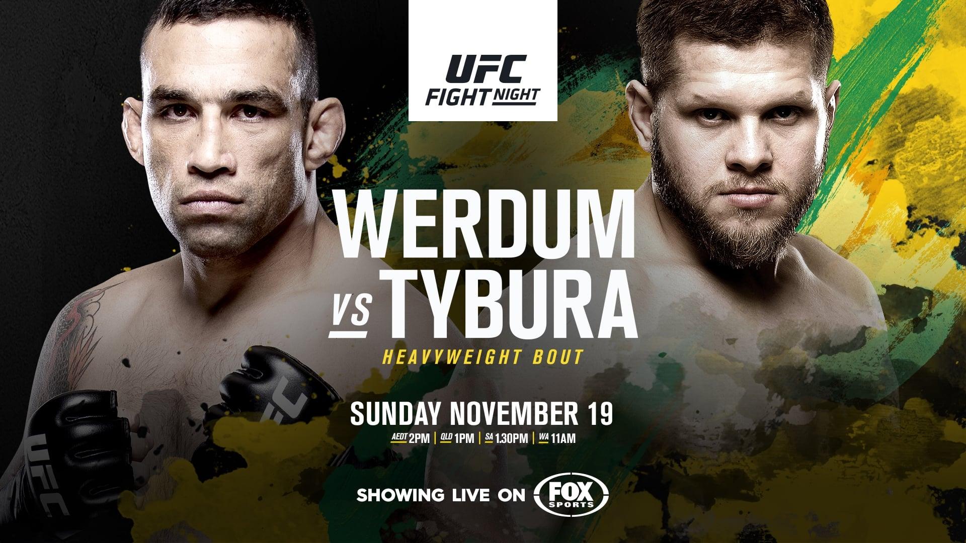 UFC Fight Night 121: Werdum vs. Tybura backdrop