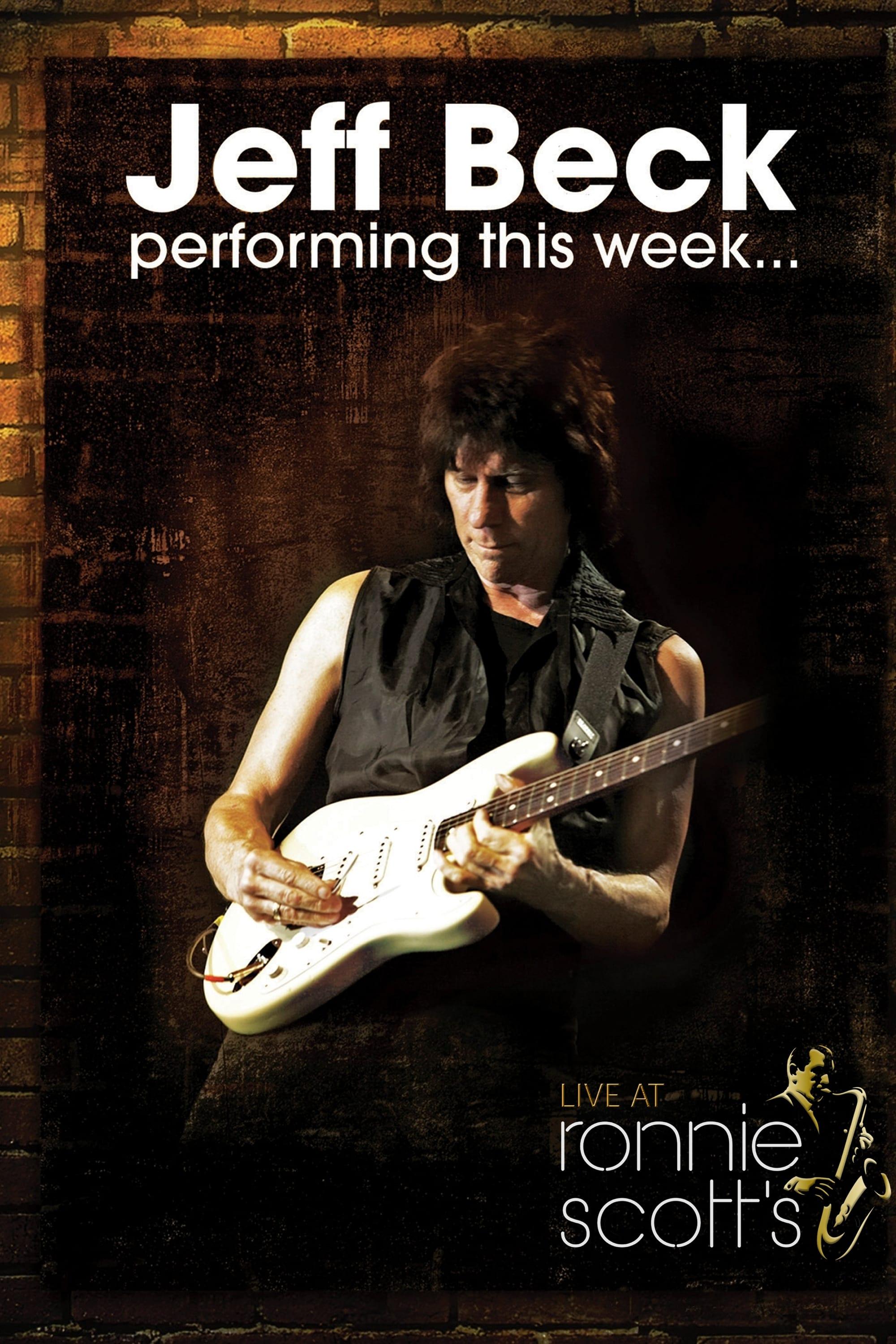 Jeff Beck - Performing This Week... Live At Ronnie Scott's poster