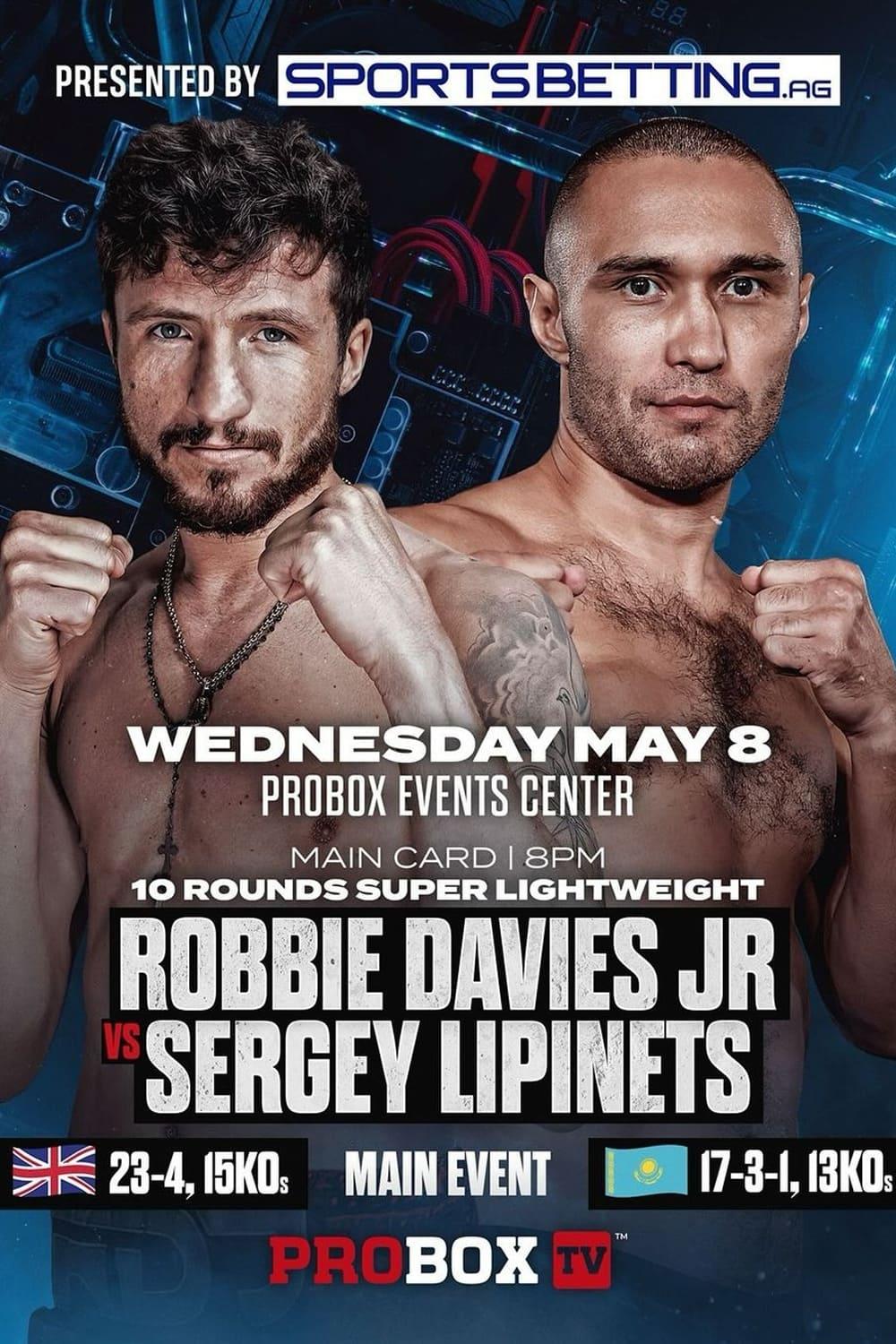 Robbie Davies Jr vs. Sergey Lipinets poster