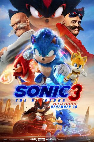 Sonic the Hedgehog 3 poster