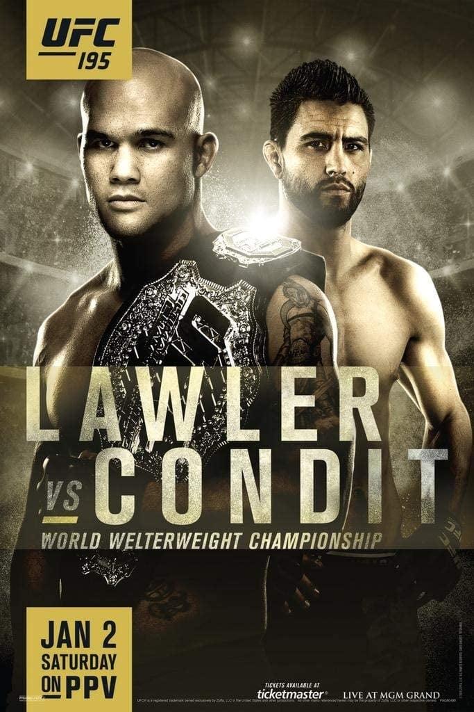 UFC 195: Lawler vs. Condit poster