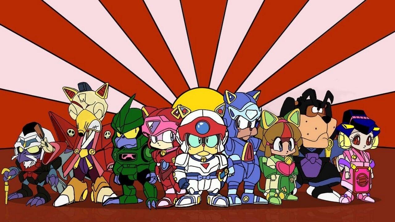 Samurai Pizza Cats backdrop