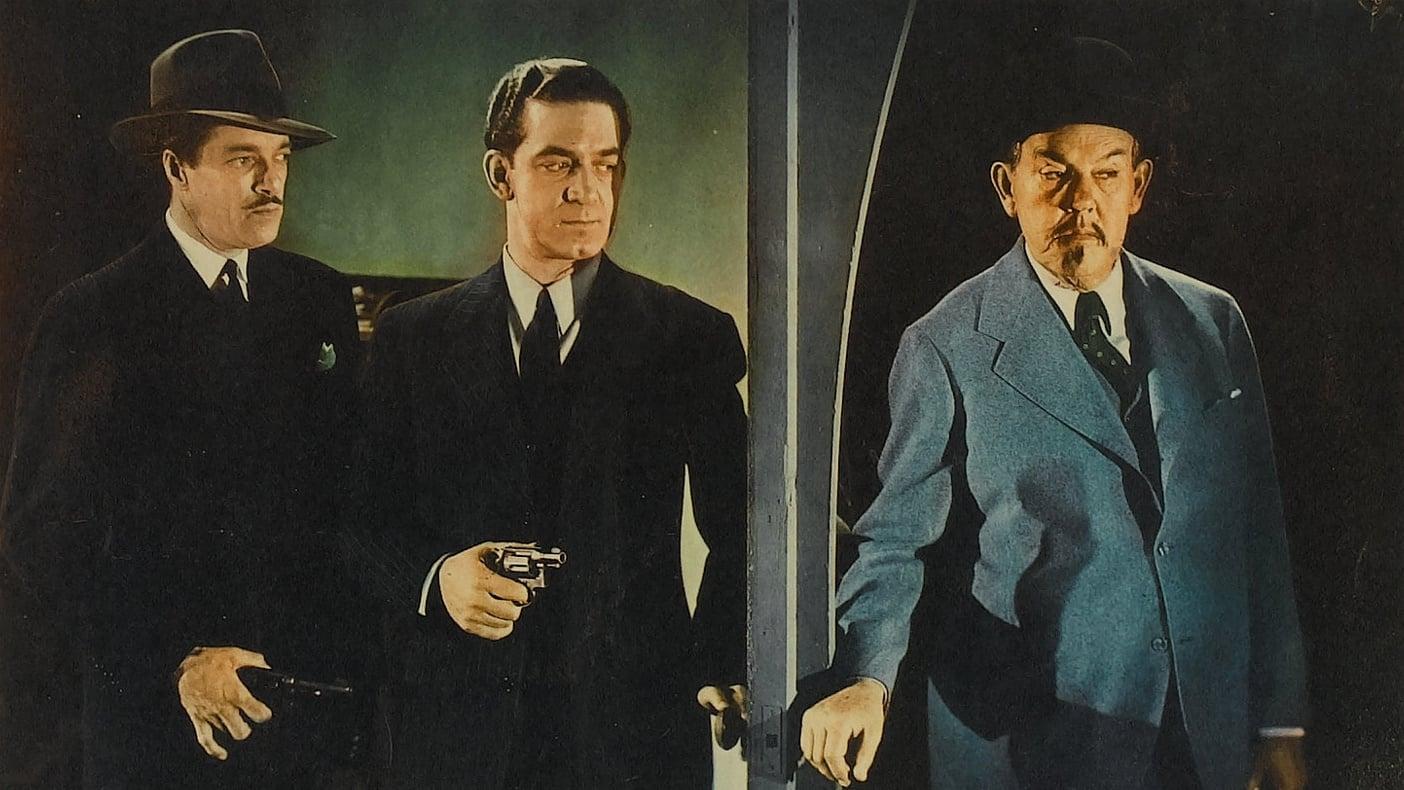 Charlie Chan in The Chinese Cat backdrop