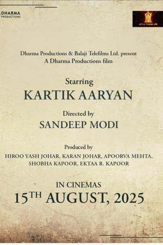 Untitled Karan Johar/Sandeep Modi Project poster